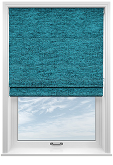Maurice, Teal - Roman Blind
